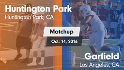 Matchup: Huntington Park vs. Garfield  2016