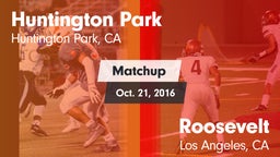 Matchup: Huntington Park vs. Roosevelt  2016