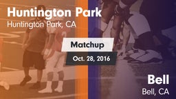 Matchup: Huntington Park vs. Bell  2016