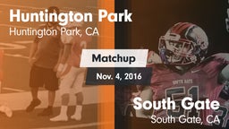 Matchup: Huntington Park vs. South Gate  2016