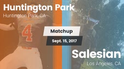 Matchup: Huntington Park vs. Salesian  2017