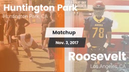 Matchup: Huntington Park vs. Roosevelt  2017