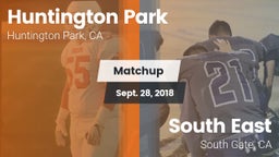 Matchup: Huntington Park vs. South East  2018