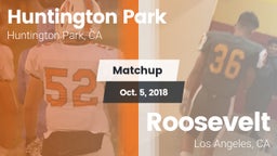 Matchup: Huntington Park vs. Roosevelt  2018