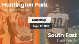 Matchup: Huntington Park vs. South East  2019