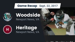 Recap: Woodside  vs. Heritage  2017