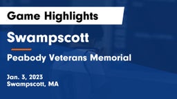 Swampscott  vs Peabody Veterans Memorial  Game Highlights - Jan. 3, 2023