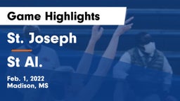 St. Joseph vs St Al. Game Highlights - Feb. 1, 2022