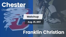 Matchup: Chester vs. Franklin Christian 2017