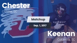 Matchup: Chester vs. Keenan  2017