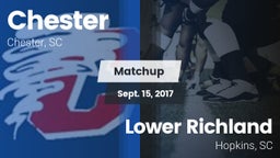 Matchup: Chester vs. Lower Richland  2017