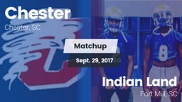Matchup: Chester vs. Indian Land  2017