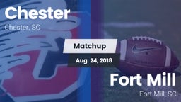 Matchup: Chester vs. Fort Mill  2018