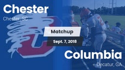 Matchup: Chester vs. Columbia  2018