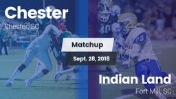Matchup: Chester vs. Indian Land  2018