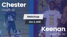 Matchup: Chester vs. Keenan  2018