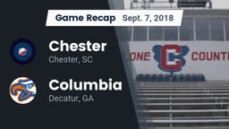 Recap: Chester  vs. Columbia  2018