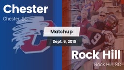 Matchup: Chester vs. Rock Hill  2019