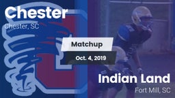 Matchup: Chester vs. Indian Land  2019