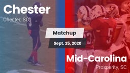 Matchup: Chester vs. Mid-Carolina  2020