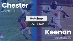 Matchup: Chester vs. Keenan  2020