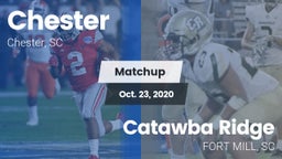 Matchup: Chester vs. Catawba Ridge  2020
