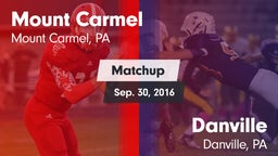 Matchup: Mount Carmel vs. Danville  2016