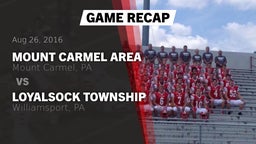 Recap: Mount Carmel Area  vs. Loyalsock Township  2016
