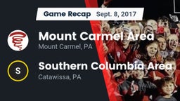 Recap: Mount Carmel Area  vs. Southern Columbia Area  2017