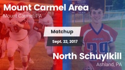 Matchup: Mount Carmel Area vs. North Schuylkill  2017