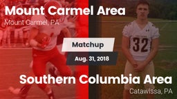 Matchup: Mount Carmel Area vs. Southern Columbia Area  2018