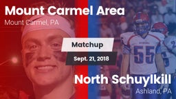 Matchup: Mount Carmel Area vs. North Schuylkill  2018