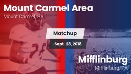 Matchup: Mount Carmel Area vs. Mifflinburg  2018