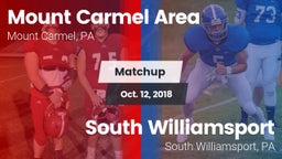 Matchup: Mount Carmel Area vs. South Williamsport  2018