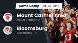Recap: Mount Carmel Area  vs. Bloomsburg  2018