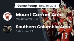Recap: Mount Carmel Area  vs. Southern Columbia Area  2018