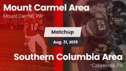 Matchup: Mount Carmel Area vs. Southern Columbia Area  2019