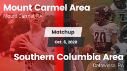 Matchup: Mount Carmel Area vs. Southern Columbia Area  2020