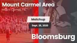 Matchup: Mount Carmel Area vs. Bloomsburg 2020