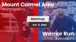Matchup: Mount Carmel Area vs. Warrior Run  2020