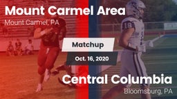Matchup: Mount Carmel Area vs. Central Columbia  2020
