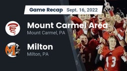 Recap: Mount Carmel Area  vs. Milton  2022
