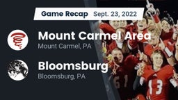 Recap: Mount Carmel Area  vs. Bloomsburg  2022