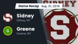Recap: Sidney  vs. Greene  2018