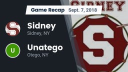 Recap: Sidney  vs. Unatego  2018