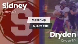 Matchup: Sidney vs. Dryden  2019