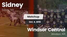 Matchup: Sidney vs. Windsor Central  2019