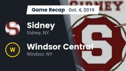 Recap: Sidney  vs. Windsor Central  2019