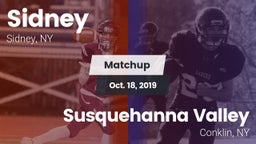Matchup: Sidney vs. Susquehanna Valley  2019