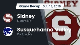 Recap: Sidney  vs. Susquehanna Valley  2019